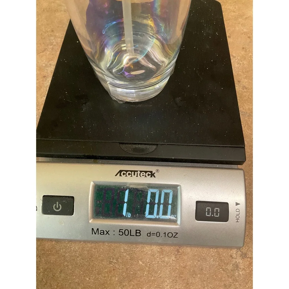 Iridescent Glass Soap Dispenser Chrome Pump Pearlescent Clear Refillable Bottle